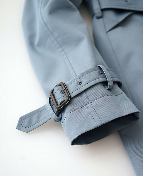 SWANLAKE.シングルトレンチコート[sax]