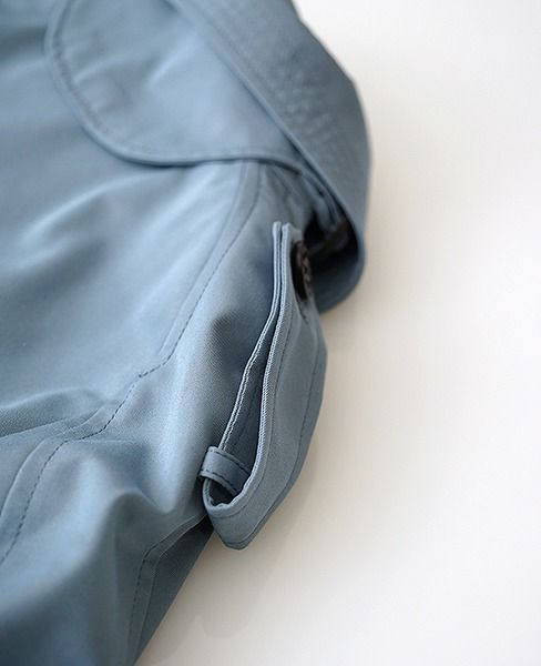 SWANLAKE.シングルトレンチコート[sax]