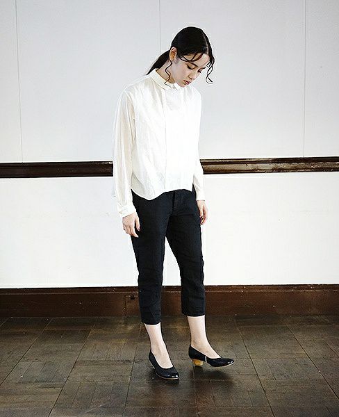 suzuki takayuki.スズキタカユキ.cropped pants [black]
