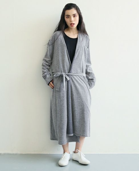 HATRA　ハトラ Rem Quilt Gown ガウン　サイズ１　ネイビー hatra ハトラ GOWNCOAT [PURPLE]_