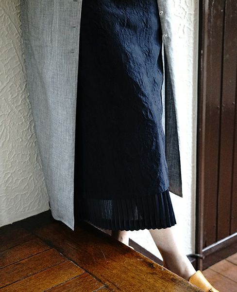 ohta.navy wrapskirt