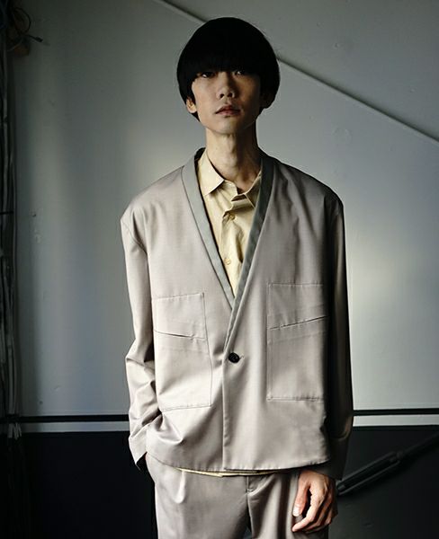 Edwina Hoerl .ノーカラージャケット[C.mocha]_