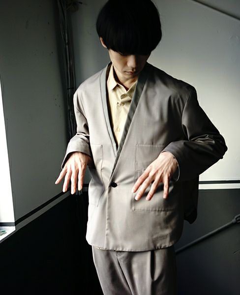 Edwina Hoerl ノーカラージャケット[C.mocha]_