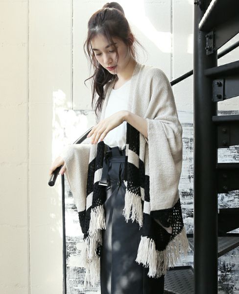 SWANLAKE.ポンチョ[beige]