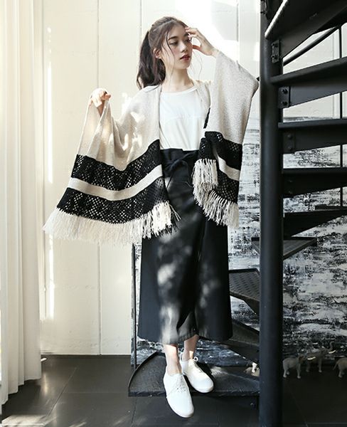 SWANLAKE.ポンチョ[beige]