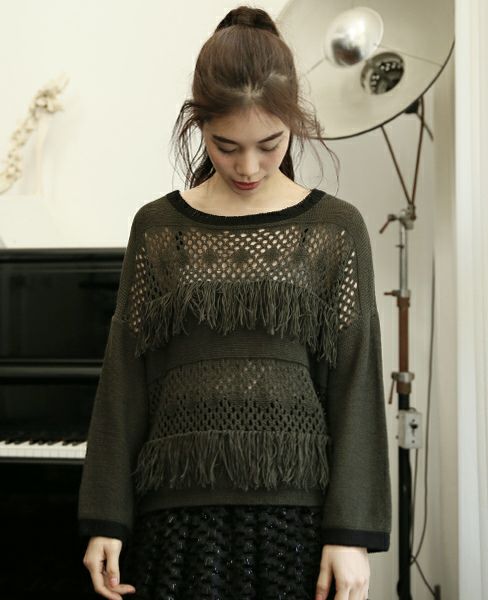 SWANLAKE.プルオーバー[khaki]