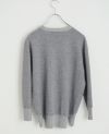 STUDIO NICHOLSON.SN-615-PICCOLO-GREYMELANGE-knit