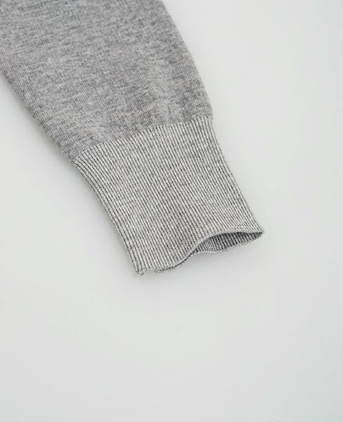 STUDIO NICHOLSON.SN-615-PICCOLO-GREYMELANGE-knit