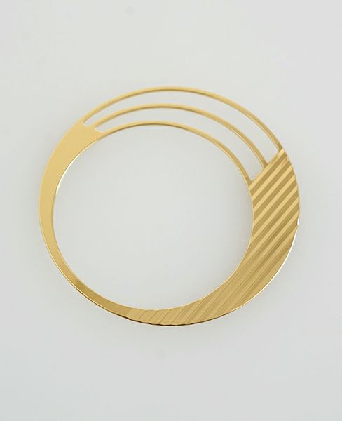 ANNETHOMAS.RONDE CARRE CIRCLE BRACELET