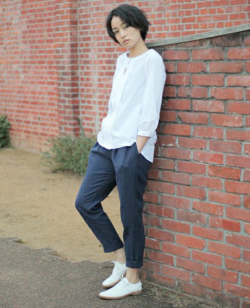 SI-HIRAI.BLOUSE WHITE(CHSS16-3119)