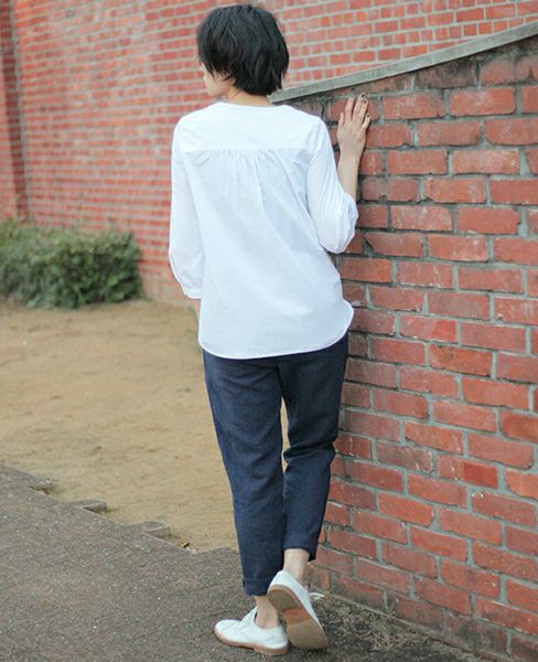 SI-HIRAI.BLOUSE WHITE(CHSS16-3119)