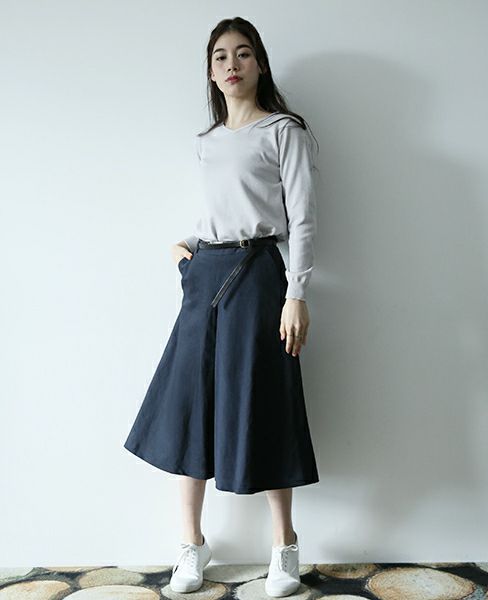SI-HIRAI.CULOTTE NAVY(CHSS16-3331)
