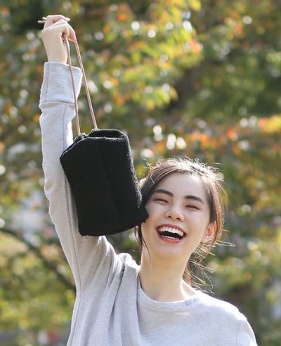 YOKO SAKAMOTO ヨーコサカモト RESEARCHER BAG MEDIUM [SUMI INK