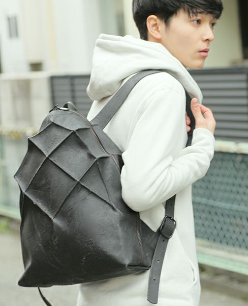 KAGARI YUSUKE.ヴェシカピスキス リュック[w15-02-black]