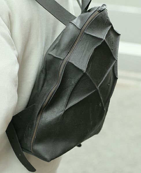 KAGARI YUSUKE.ヴェシカピスキス リュック[w15-02-black]