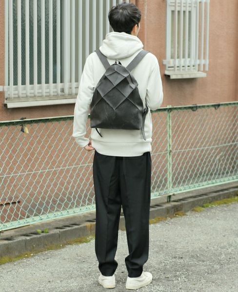 KAGARI YUSUKE.ヴェシカピスキス リュック[w15-02-black]