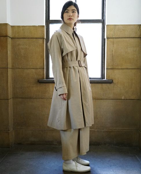 KAIKO SINGLE TRENCH COAT 