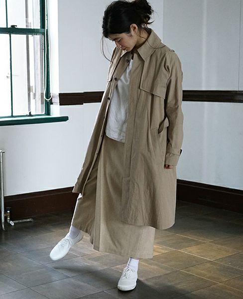suzuki takayuki.スズキタカユキ.trench coat [nude]