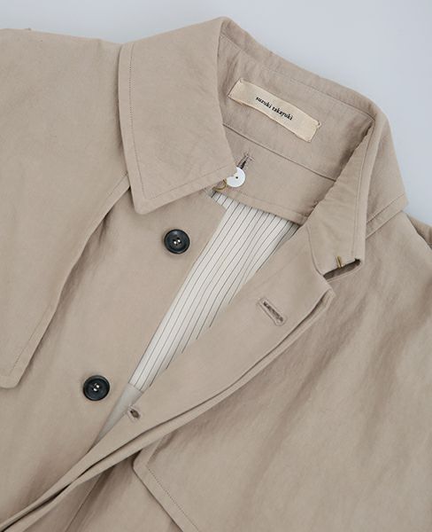 suzuki takayuki.スズキタカユキ.trench coat [nude]