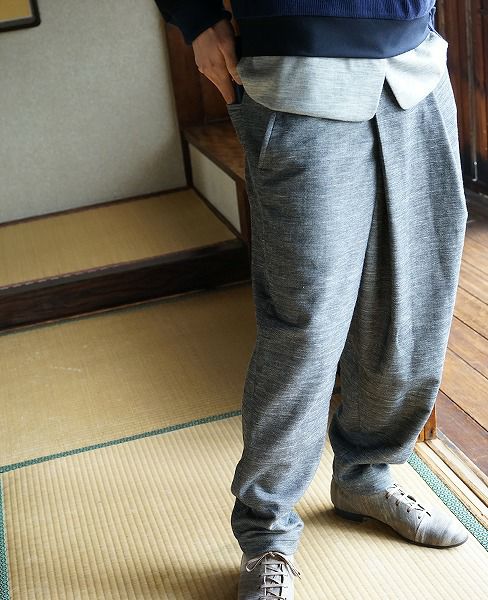 ohta gray pants[16aw-pt-00G]