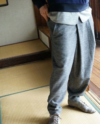 ohta.gray pants[16aw-pt-00G]