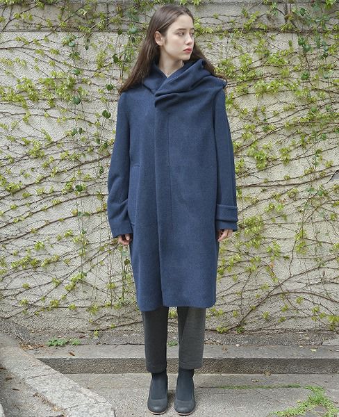 ohta.オオタ.navy coat［16aw-jk-04N］