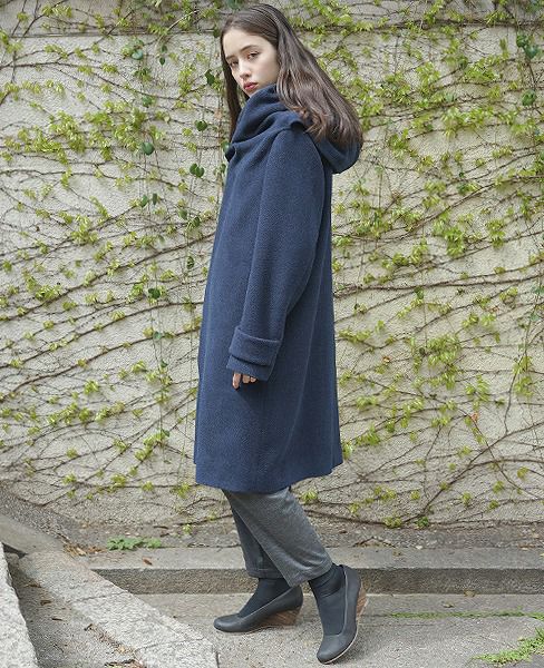 ohta オオタ navy coat［16aw-jk-04N］