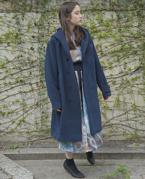 ohta.オオタ.navy coat［16aw-jk-04N］