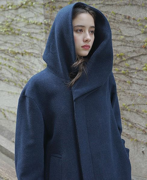 ohta.オオタ.navy coat［16aw-jk-04N］