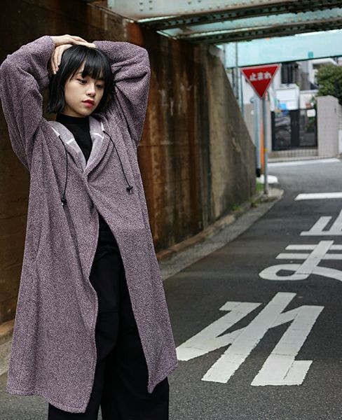 hatra ハトラ.GOWN COAT[PURPLE]_