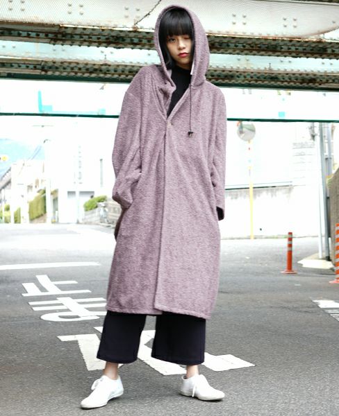 hatra ハトラ.GOWN COAT[PURPLE]_