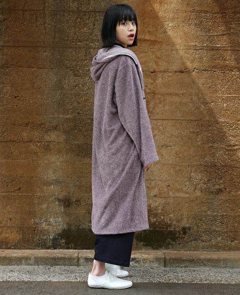 hatra ハトラ.GOWN COAT[PURPLE]_