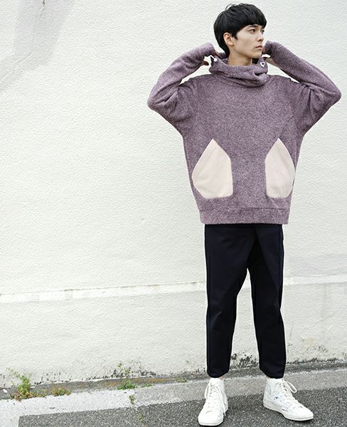 hatra.PULLOVER HOODIE [PURPLE]_