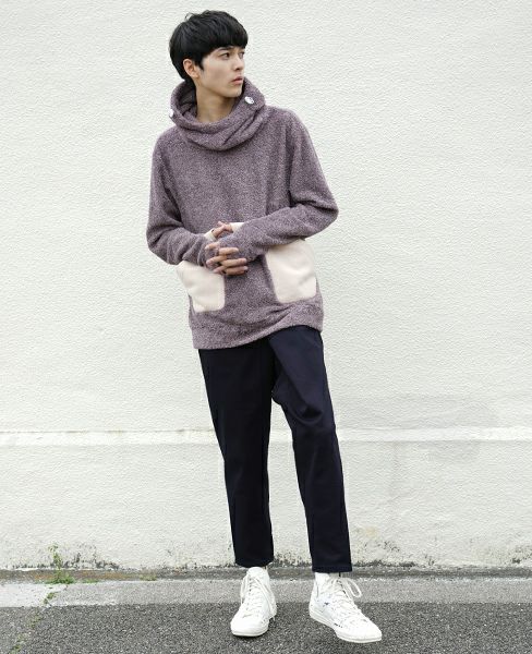 hatra.PULLOVER HOODIE [PURPLE]_