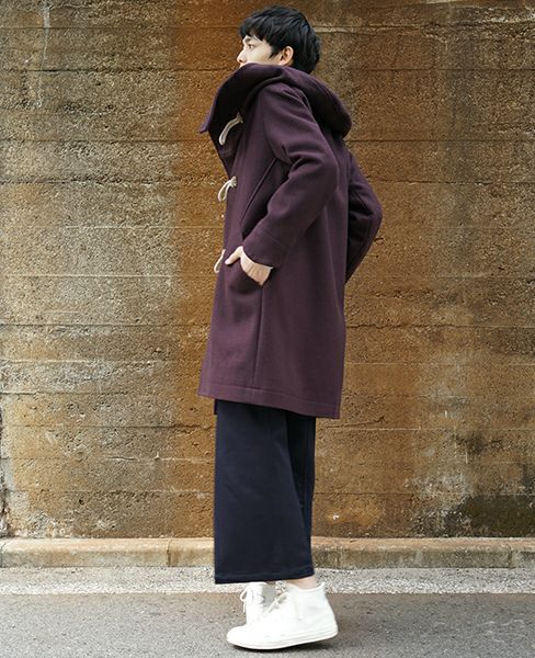 hatra.TOGGLE COAT [PURPLE]_