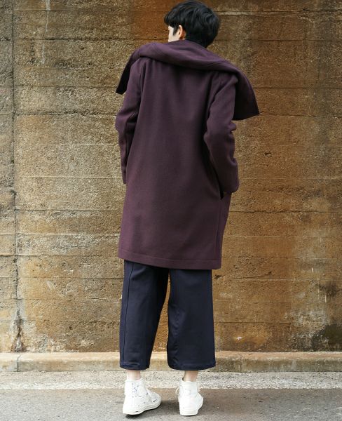 hatra.TOGGLE COAT [PURPLE]_