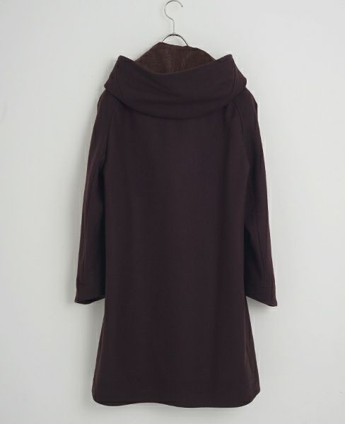 hatra.TOGGLE COAT [PURPLE]_