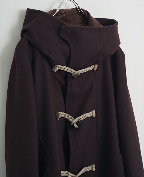 hatra.TOGGLE COAT [PURPLE]_