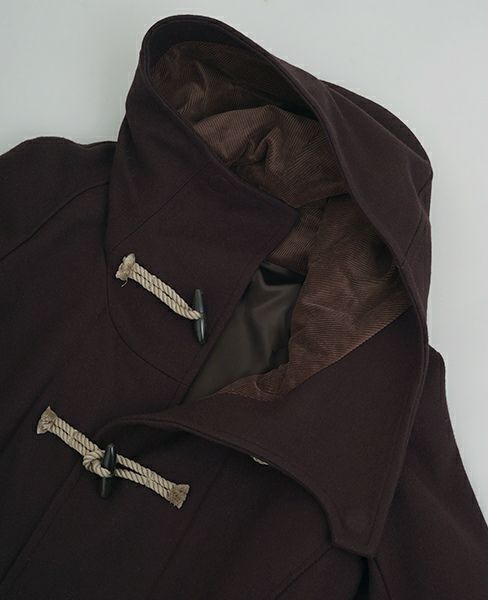 hatra.TOGGLE COAT [PURPLE]_