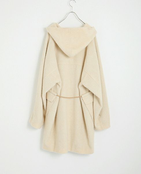 Edwina Hoerl .HOODED COAT [EH33C-02 A.off white]_