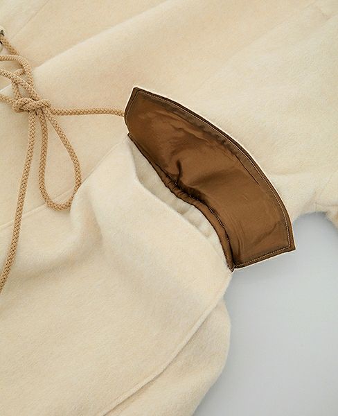 Edwina Hoerl .HOODED COAT [EH33C-02 A.off white]_