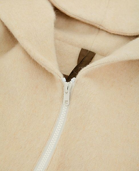 Edwina Hoerl .HOODED COAT [EH33C-02 A.off white]_