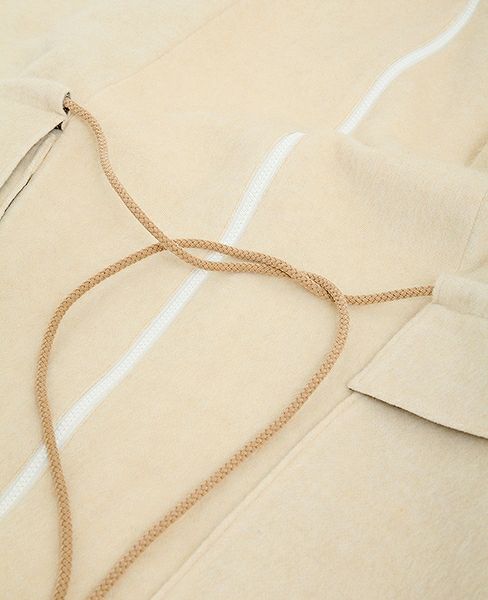 Edwina Hoerl .HOODED COAT [EH33C-02 A.off white]_