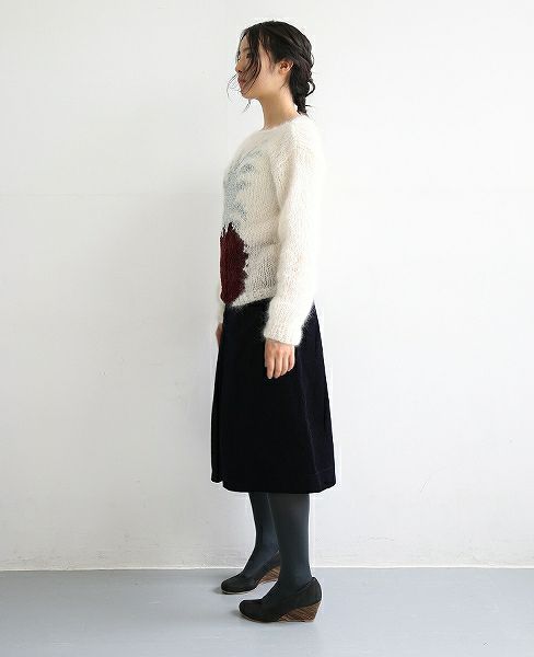 Maiami/マイアミ.パイナップルニット.[MO17006/B/Creme]