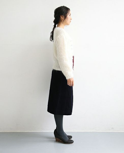 Maiami/マイアミ.パイナップルニット.[MO17006/B/Creme]