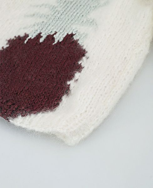 Maiami/マイアミ.パイナップルニット.[MO17006/B/Creme]