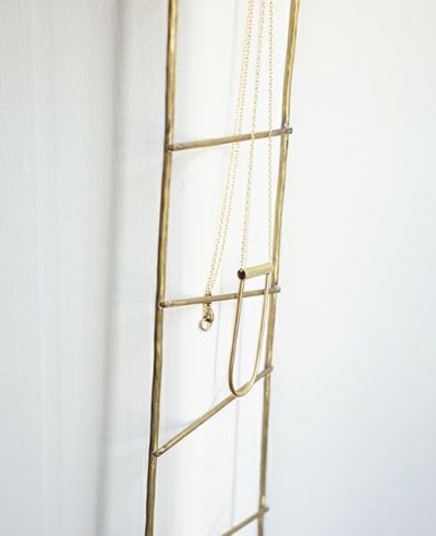 ANOTHERFEATHER<br>ARCH NECKLACE/A.BRONZE, BRASS +BRASS CHAIN/NO.23
