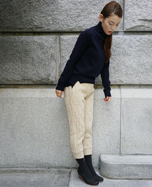 SWANLAKE.7分丈フィッシャーマンパンツ[beige]