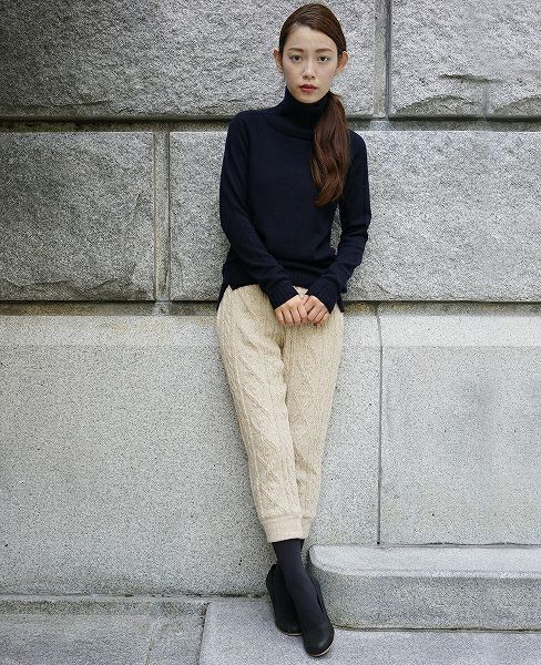 SWANLAKE.7分丈フィッシャーマンパンツ[beige]