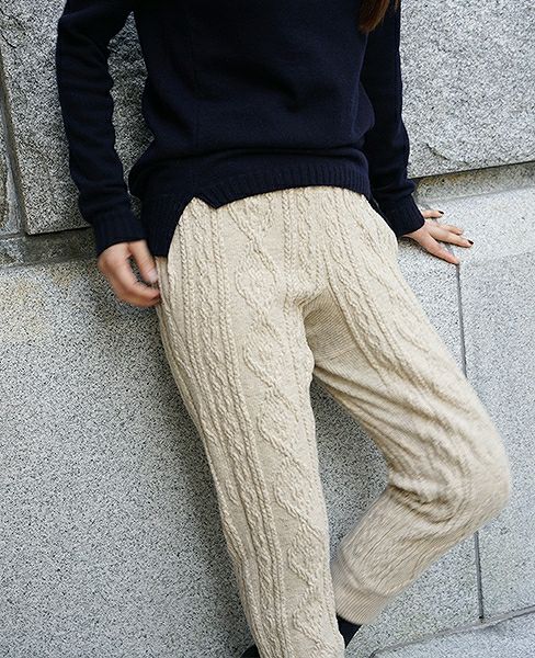 SWANLAKE.7分丈フィッシャーマンパンツ[beige]